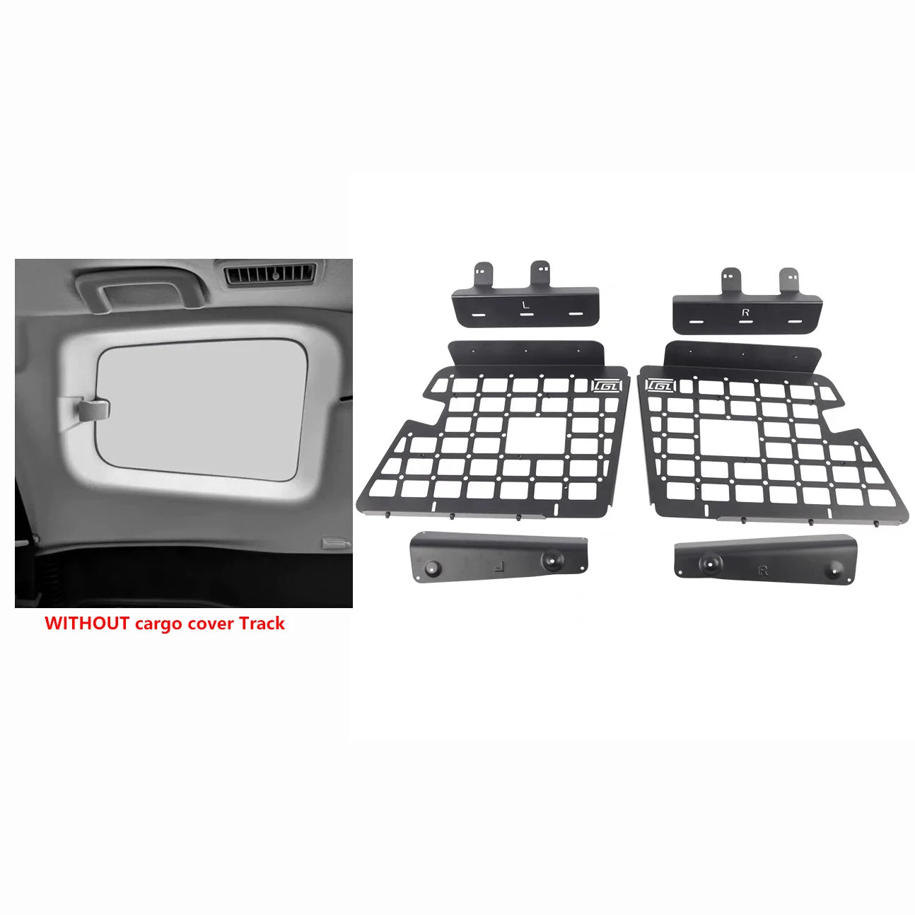 HeavyDuty Aluminum Modular Molle TrunkStorage Pajero