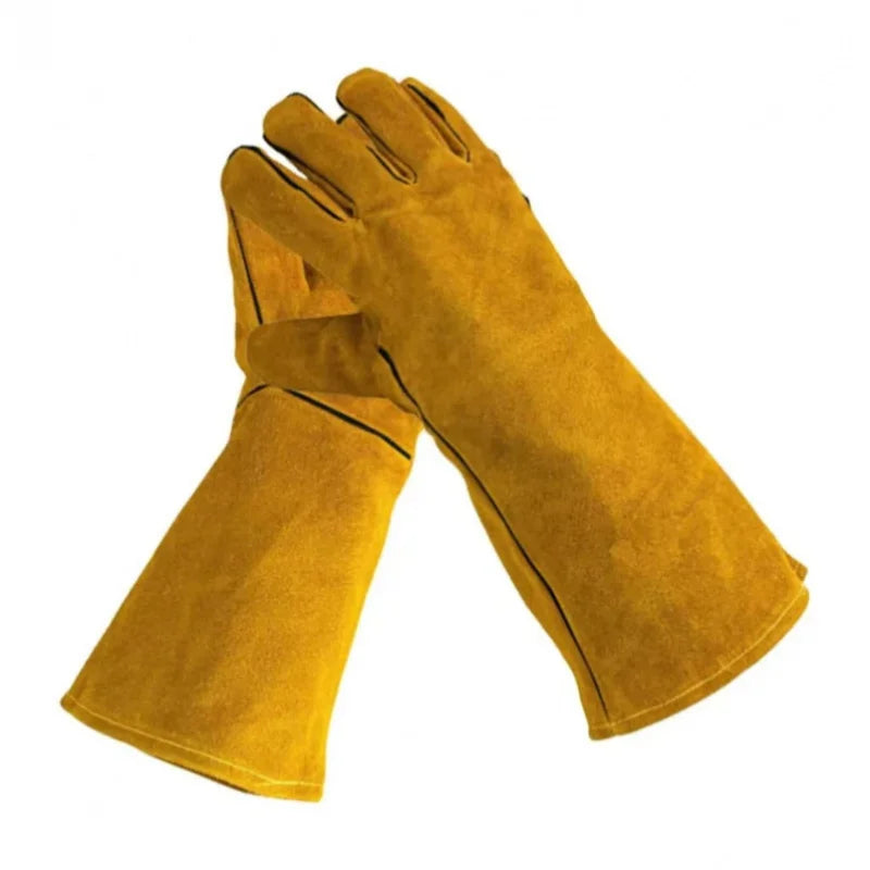 IndustrialGrade HeatResistant Welding Leather Gloves