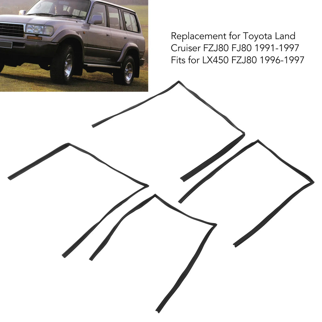 Durable Window Weatherstrip Toyota LandCruiser FZJ80