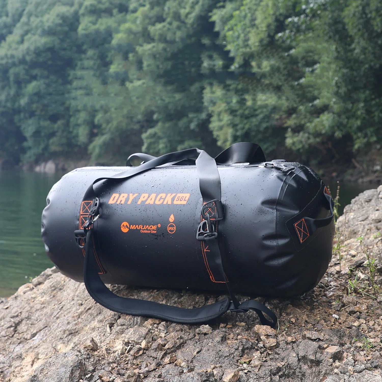Large Waterproof Duffle Bag with Air Nozzle For Travel Swimming