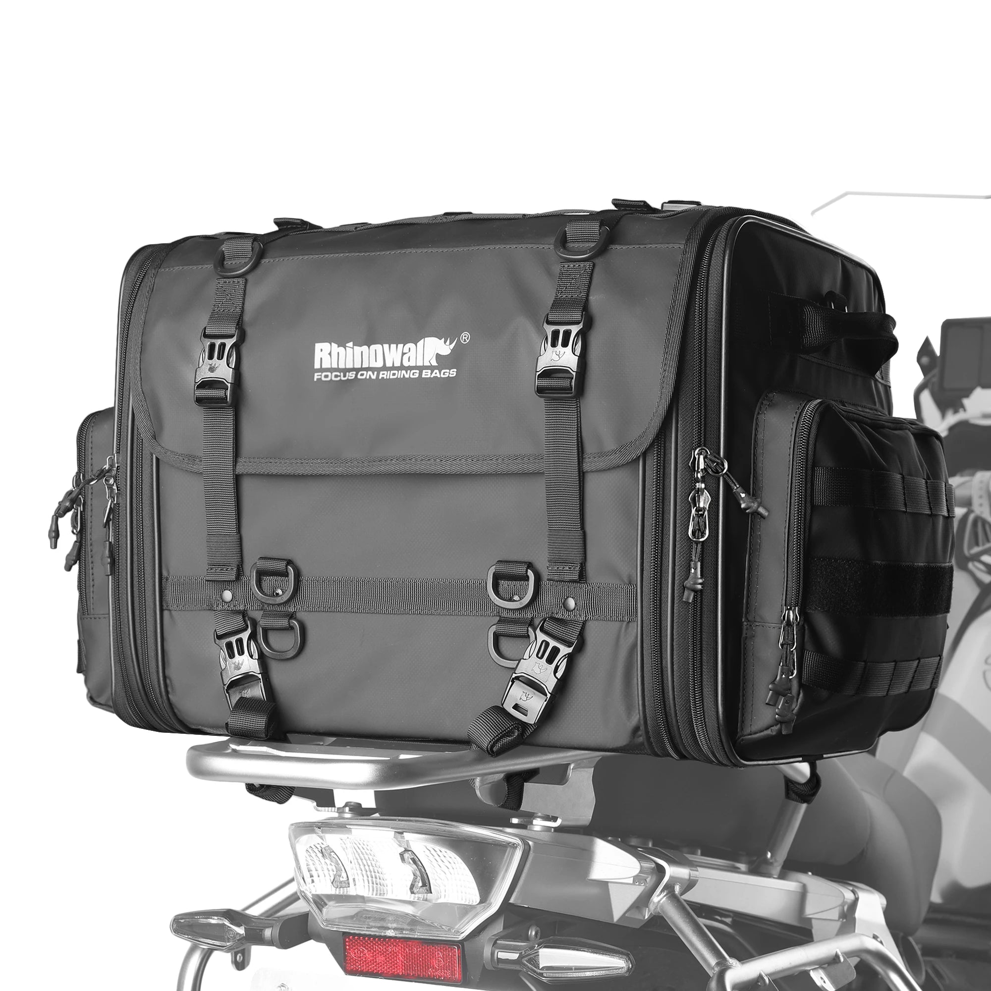 Premium Waterproof Expandable Motorcycle Luggage Bag