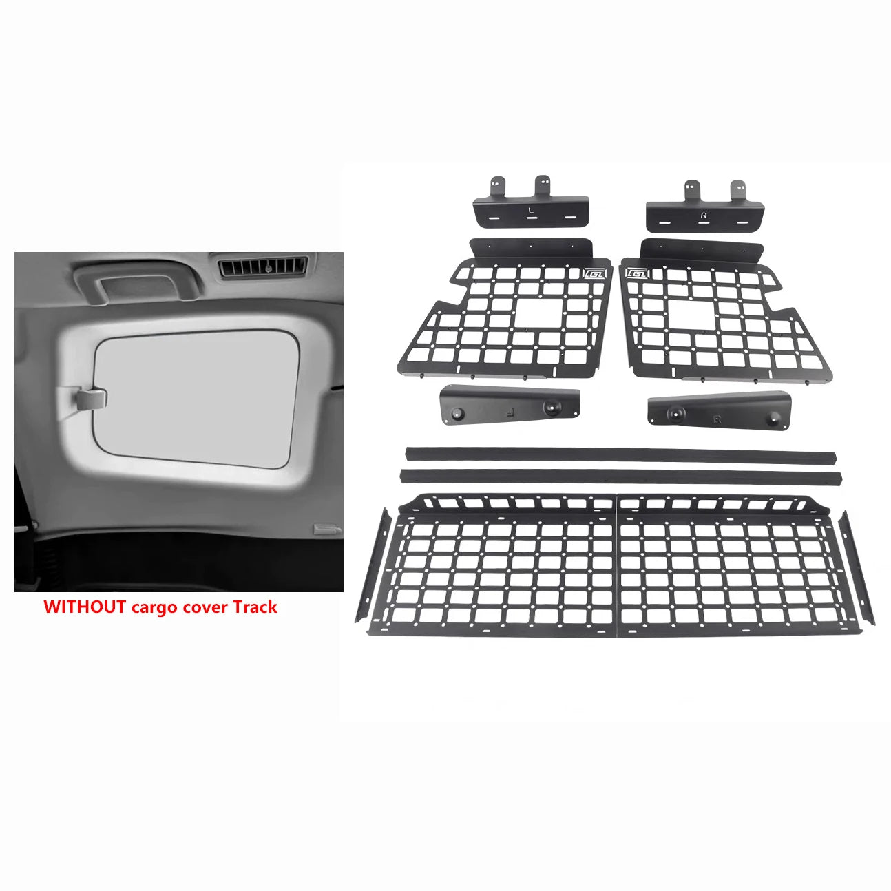 HeavyDuty Aluminum Modular Molle TrunkStorage Pajero