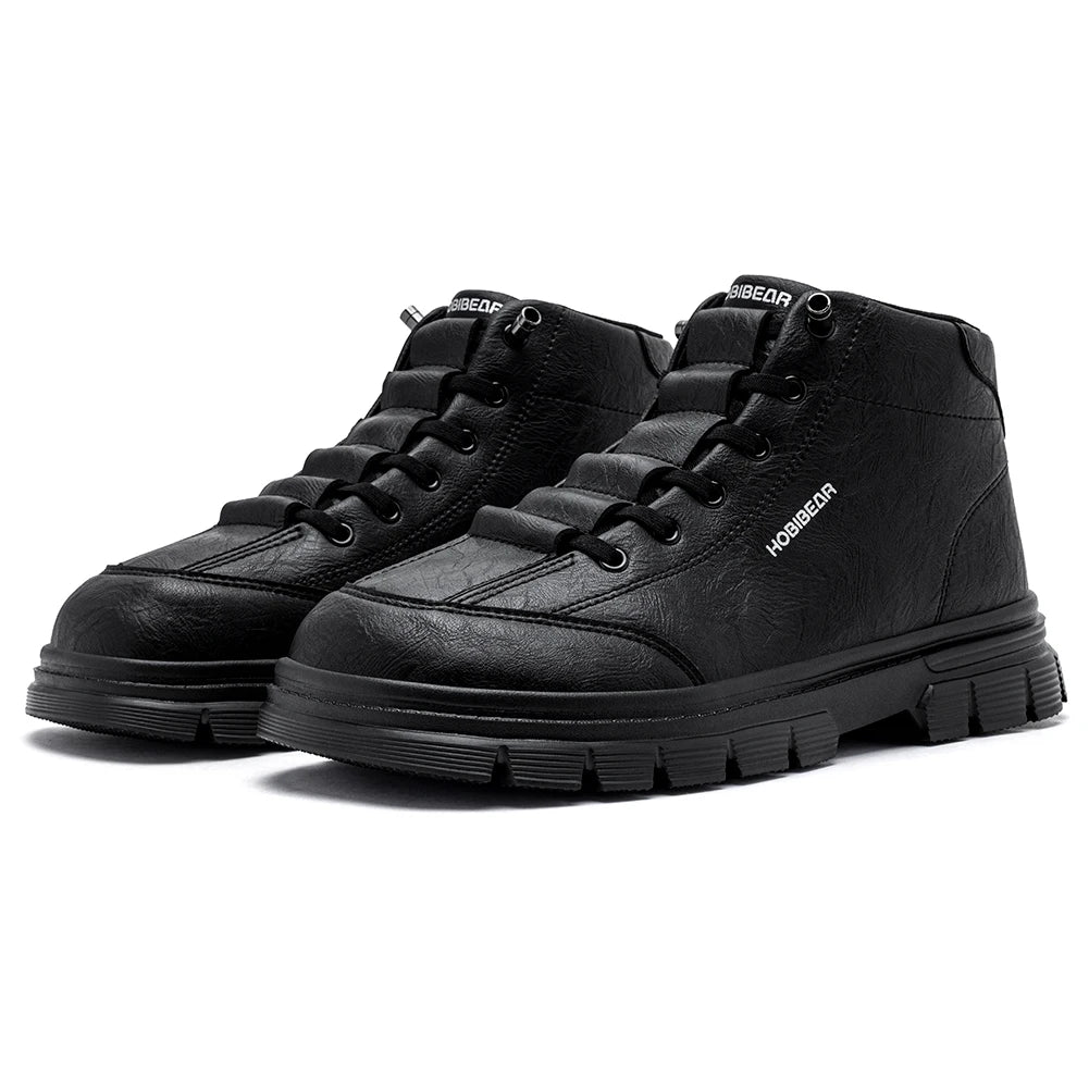 Hobibear Artificial Leather Platform Comfortable Boot