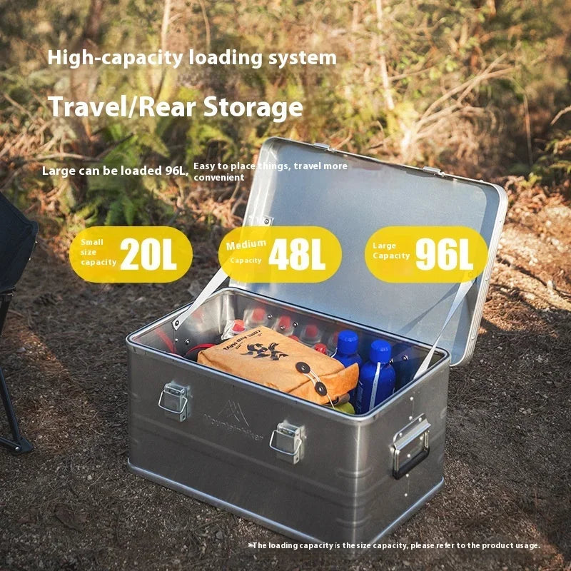 MountainHiker Aluminum Outdoor Storage Box 96LCapacity
