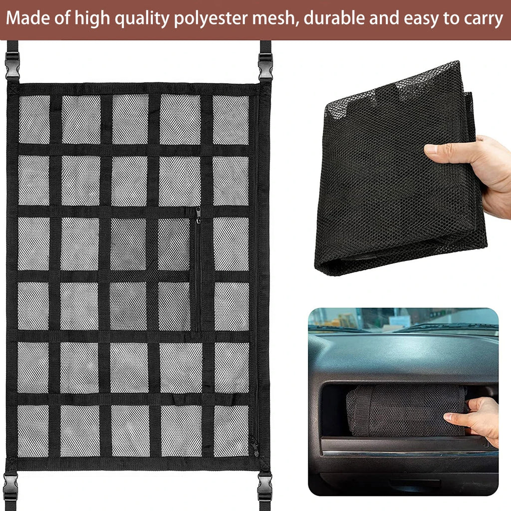 Car Ceiling Cargo Net UltraMultipurpose Load Capacity
