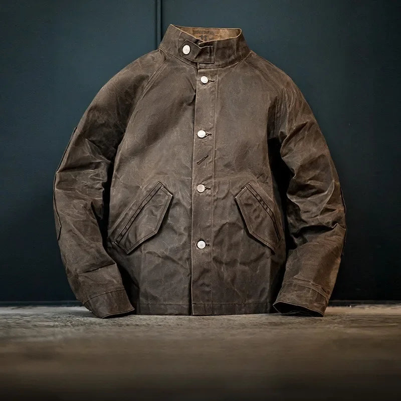 Maden Vintage Waterproof Waxed Canvas Jacket