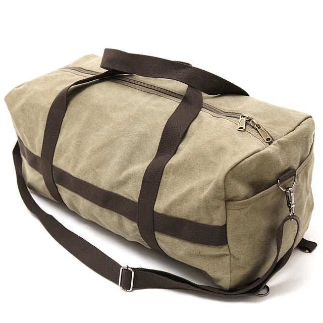 Wearproof Canvas Men's Oversized Adventure Luggage