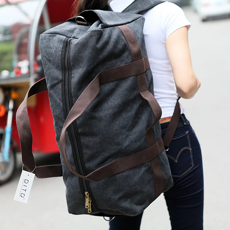 Wearproof Canvas Men's Oversized Adventure Luggage