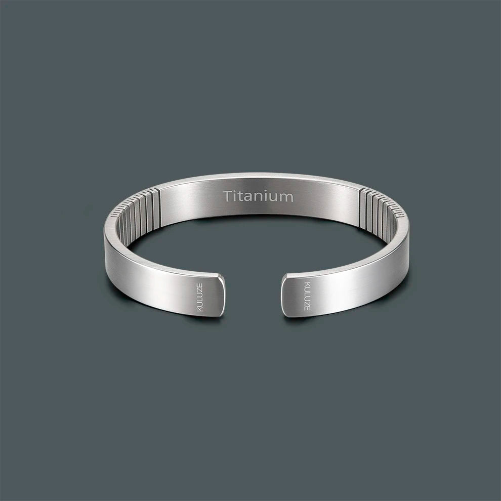 Authentic Titanium Unisex Fashionable Cuff Bracelet