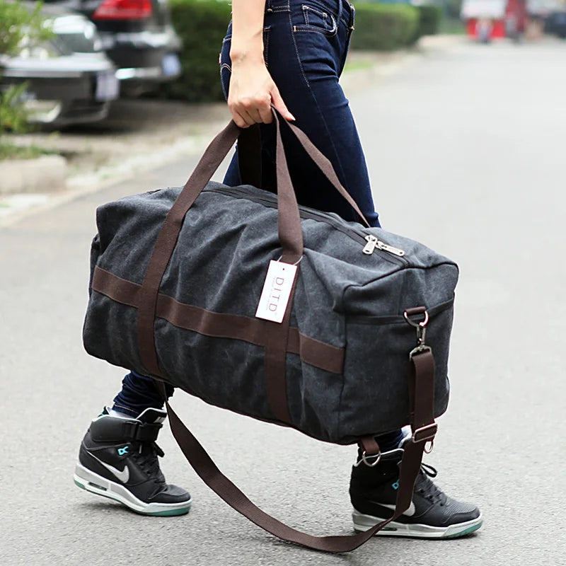 Wearproof Canvas Men's Oversized Adventure Luggage