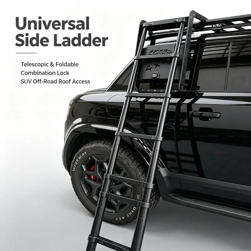Universal Overland Vehicle Access Aluminum Ladder