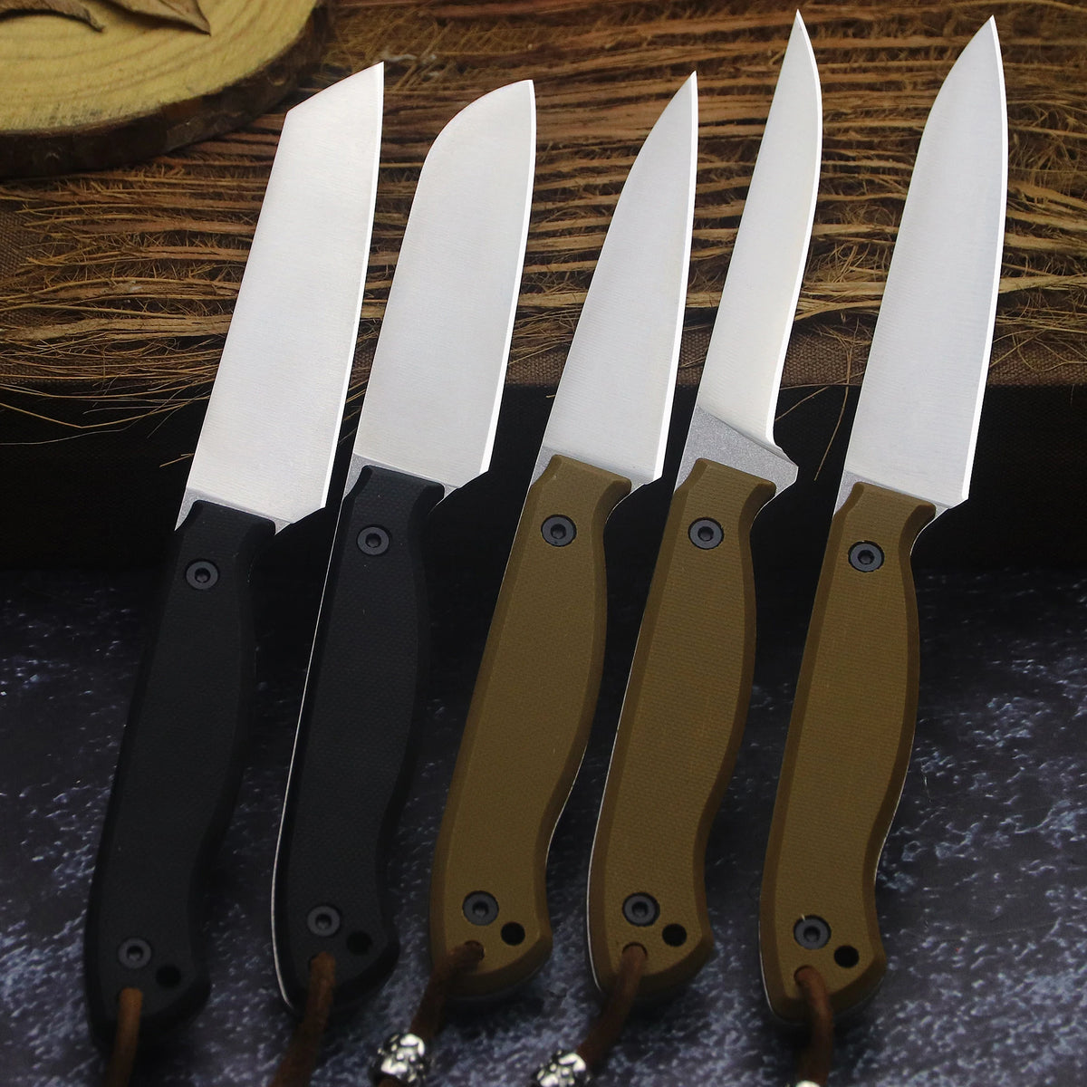 BA-KOR Professional Grade 440C G10 Woodworking Knife