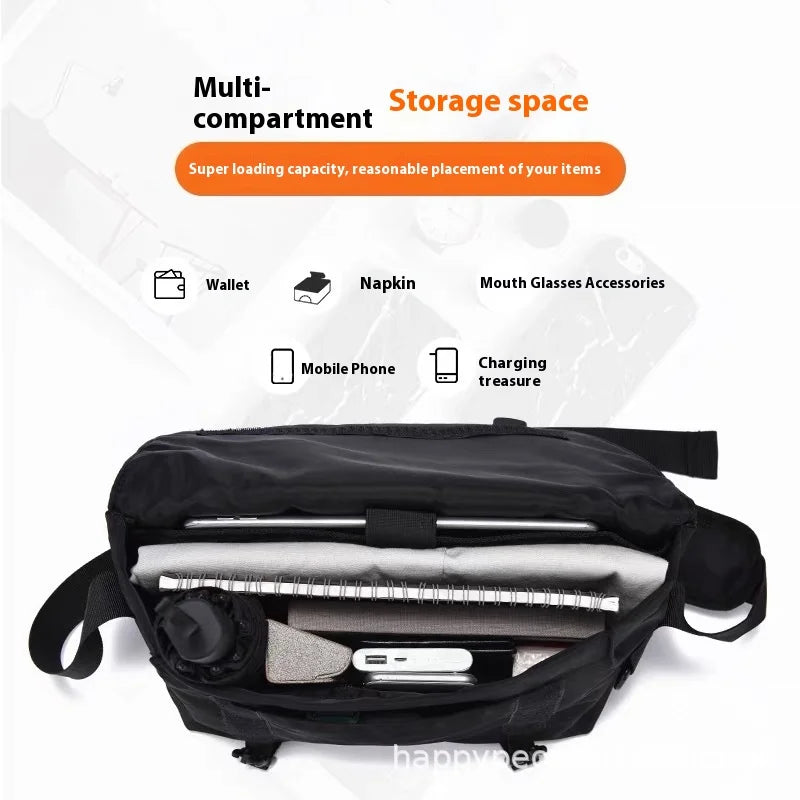 Men's Multifunctional Oxford Nylon Shoulder Messenger Bagging