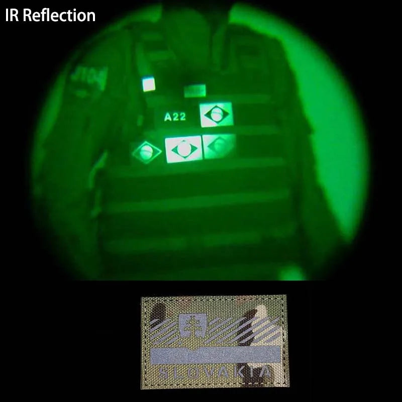 Infrared Reflective Camouflage National Flag Patches