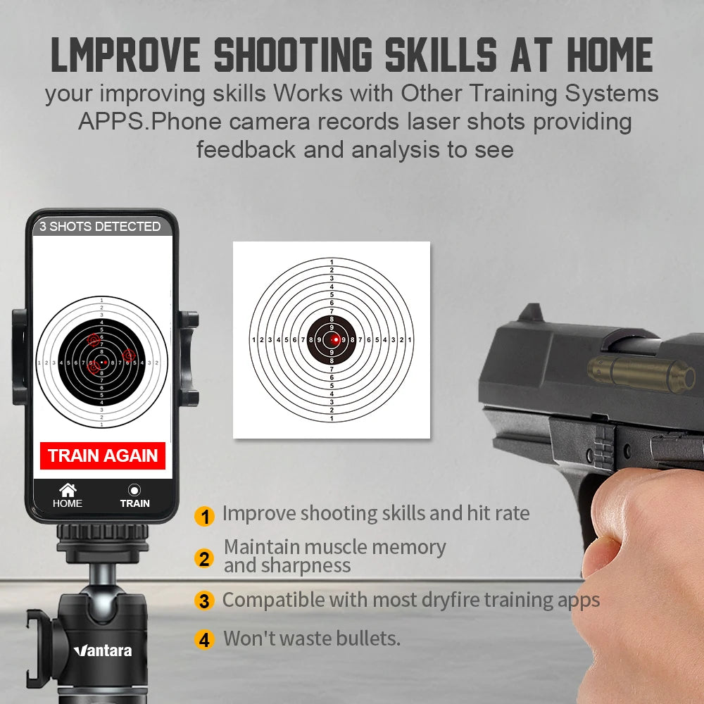 9mm Laser Training Cartridge Marksmanship Simulator