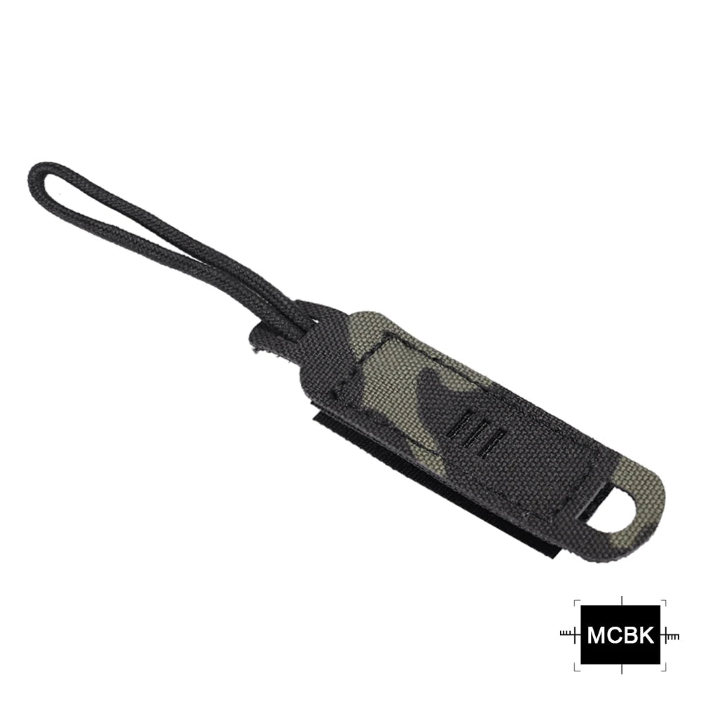 Tactical Nylon Backpack Zipper Pulls Hookloop Accessory