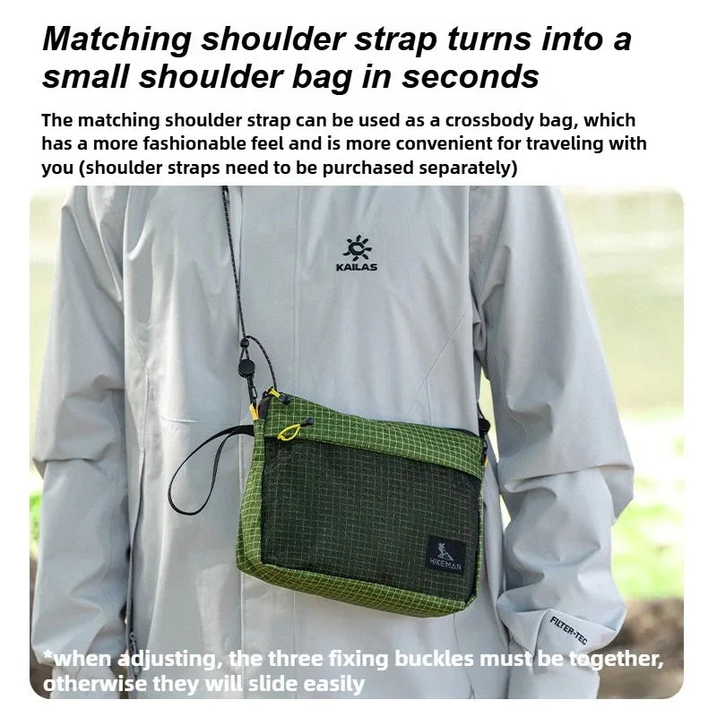 Dyneema Waterproof Toiletry Organizer Rainproof Travel Bag