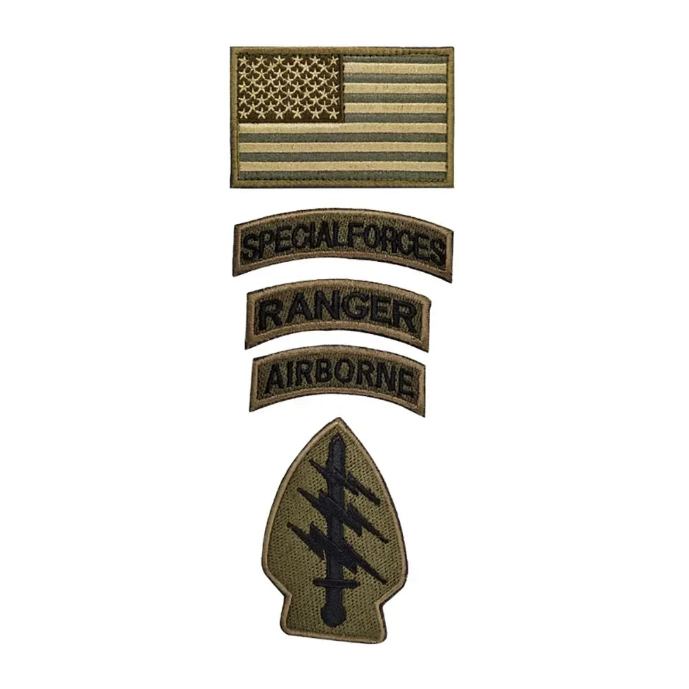Washable Special Forces Morale Insignia Appliques