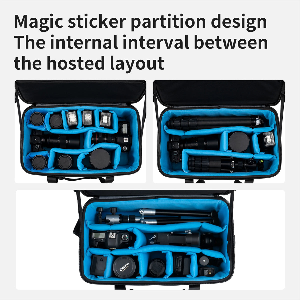Professional Camera Lens Storage Organizer Carrying Case