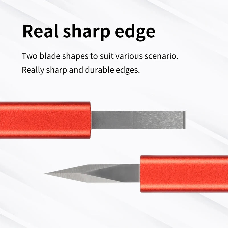 Industrial 440 Stainless Steel Wide Mouth Pushknife