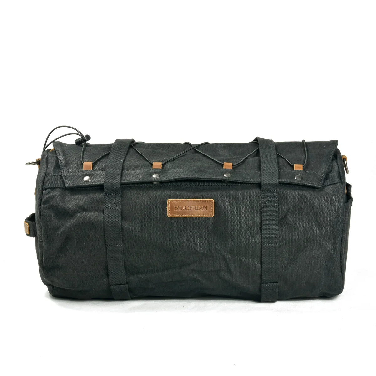 Vintage Motorcycle Rear Canvas Touring Luggage Saddlebags