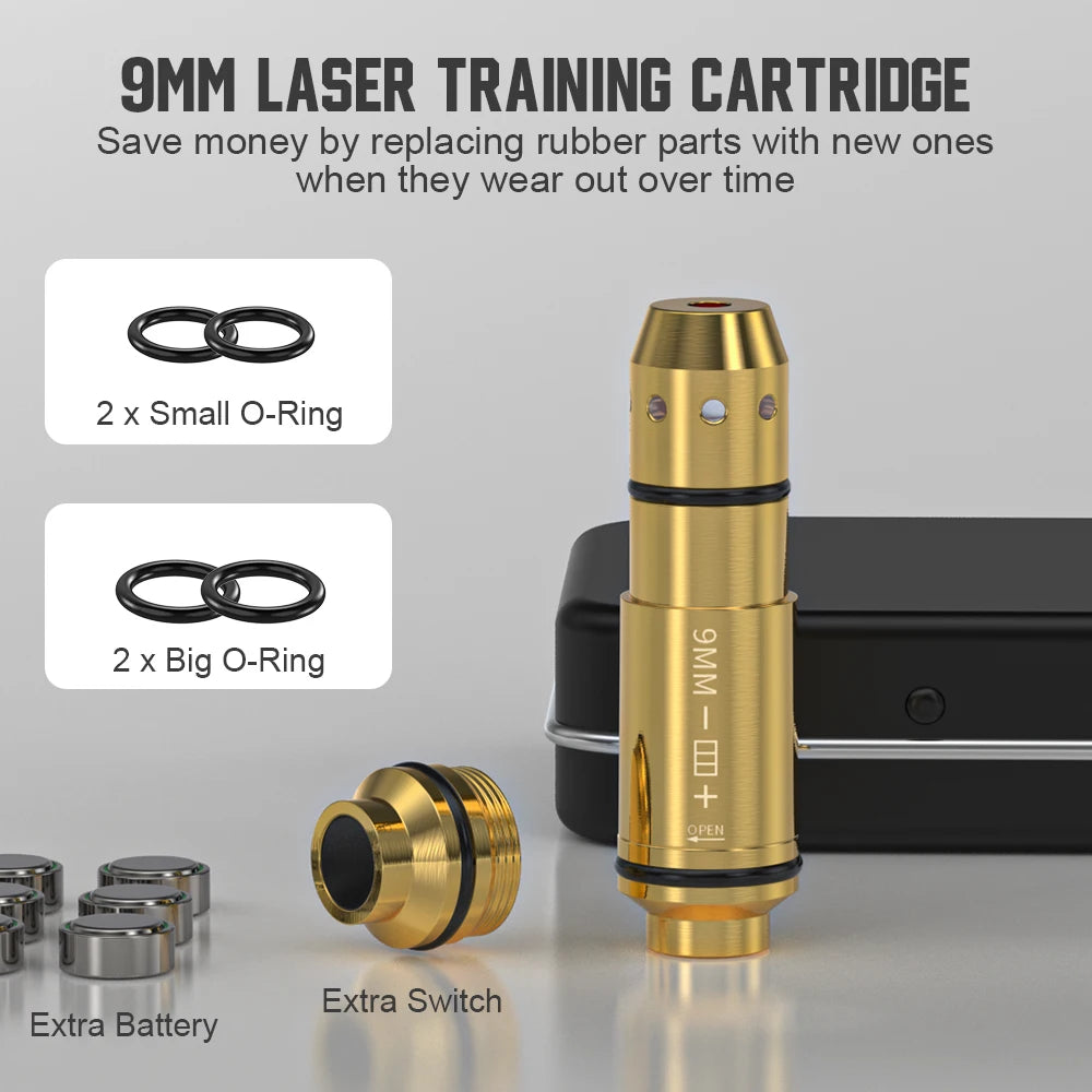 9mm Laser Training Cartridge Marksmanship Simulator