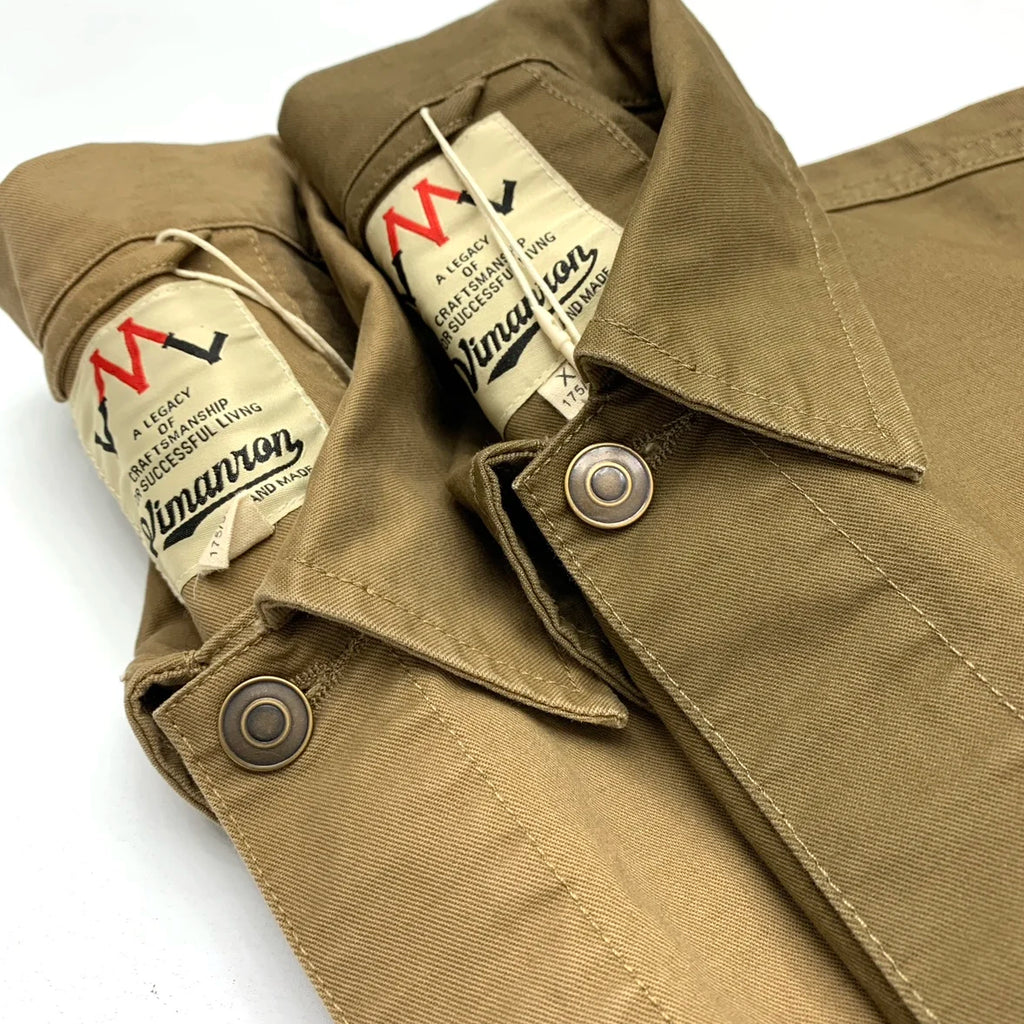 Mens Cotton AutumnWinter TurnDown Collar Outerwear