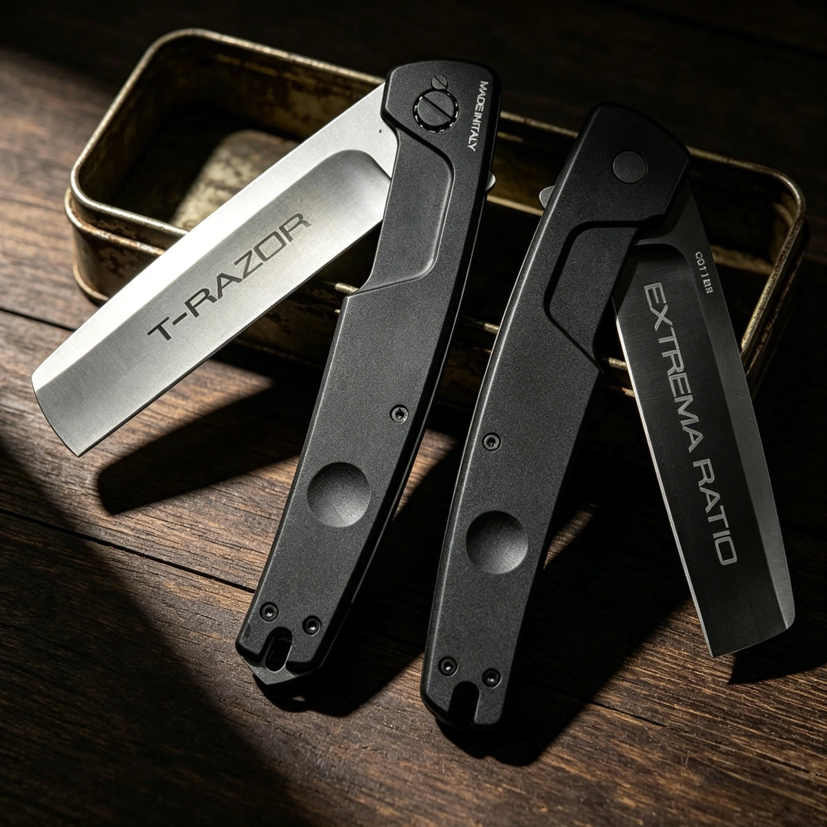 Extrema Ratio T-Razor Folding Steel-Blade Knife
