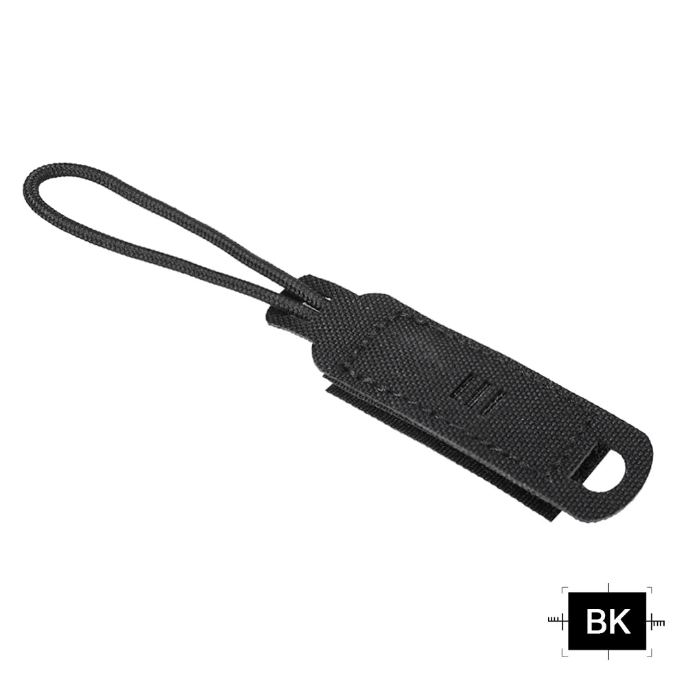 Tactical Nylon Backpack Zipper Pulls Hookloop Accessory