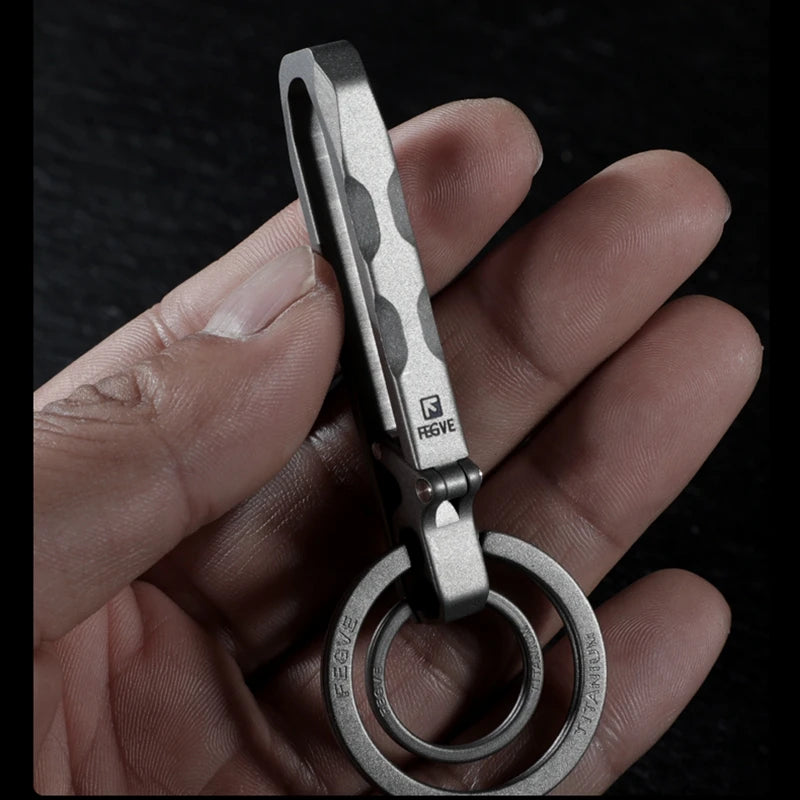 Titanium Alloy Quick Release Keychain Accessories