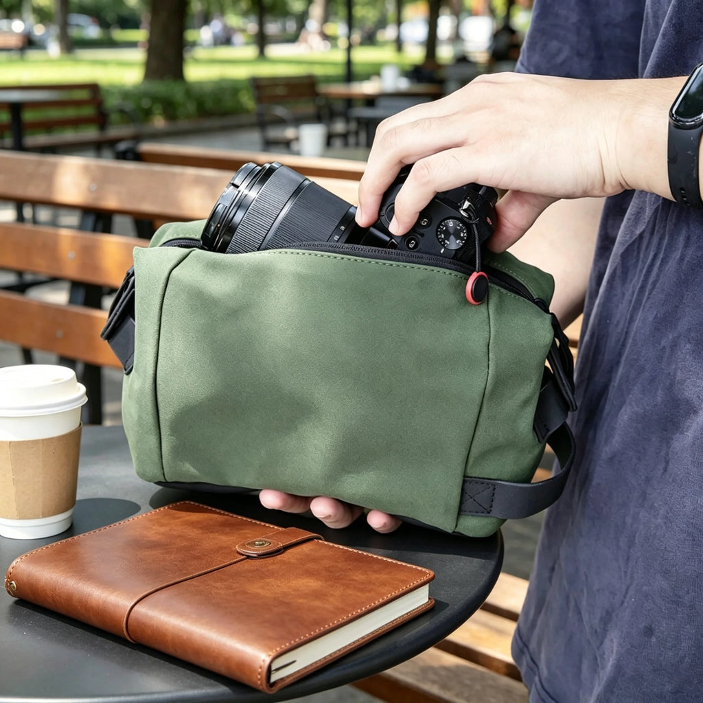 Universal Shockproof Protective DSLR Camera Carrier</|fim_suffix|>
