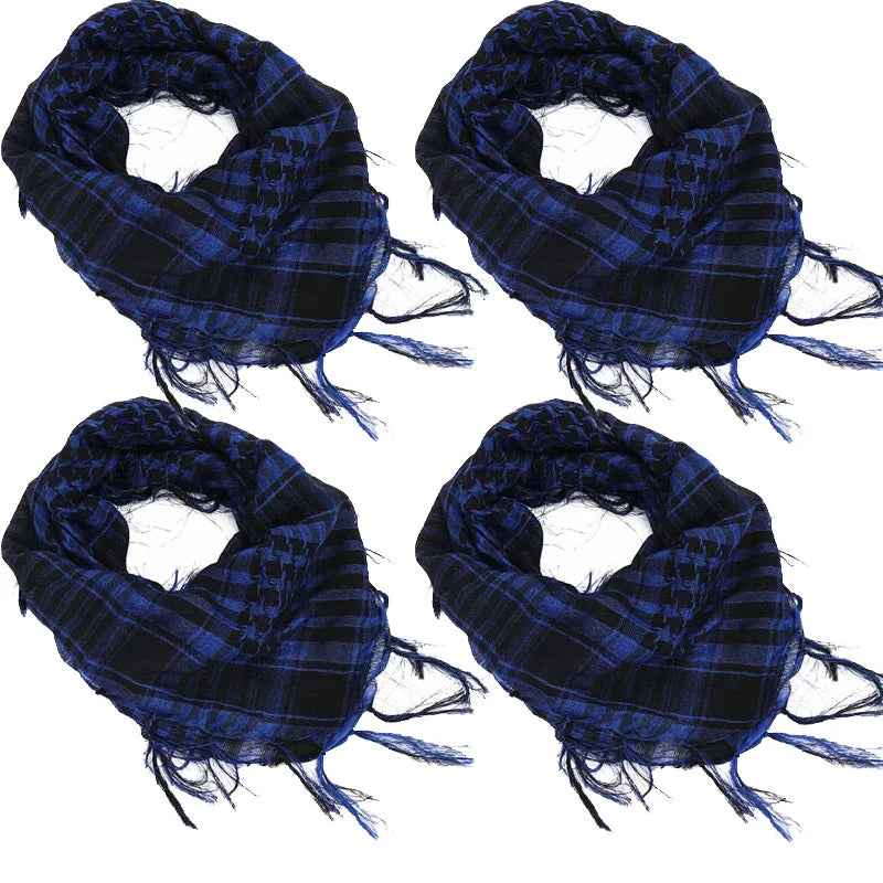 ExtraLarge CottonLinen Outdoor Hiking Scarf 100x100cm