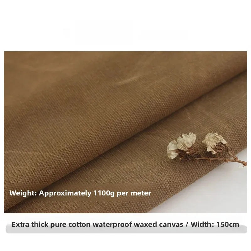 Thickened Cotton Waxed Waterproof Canvas Material