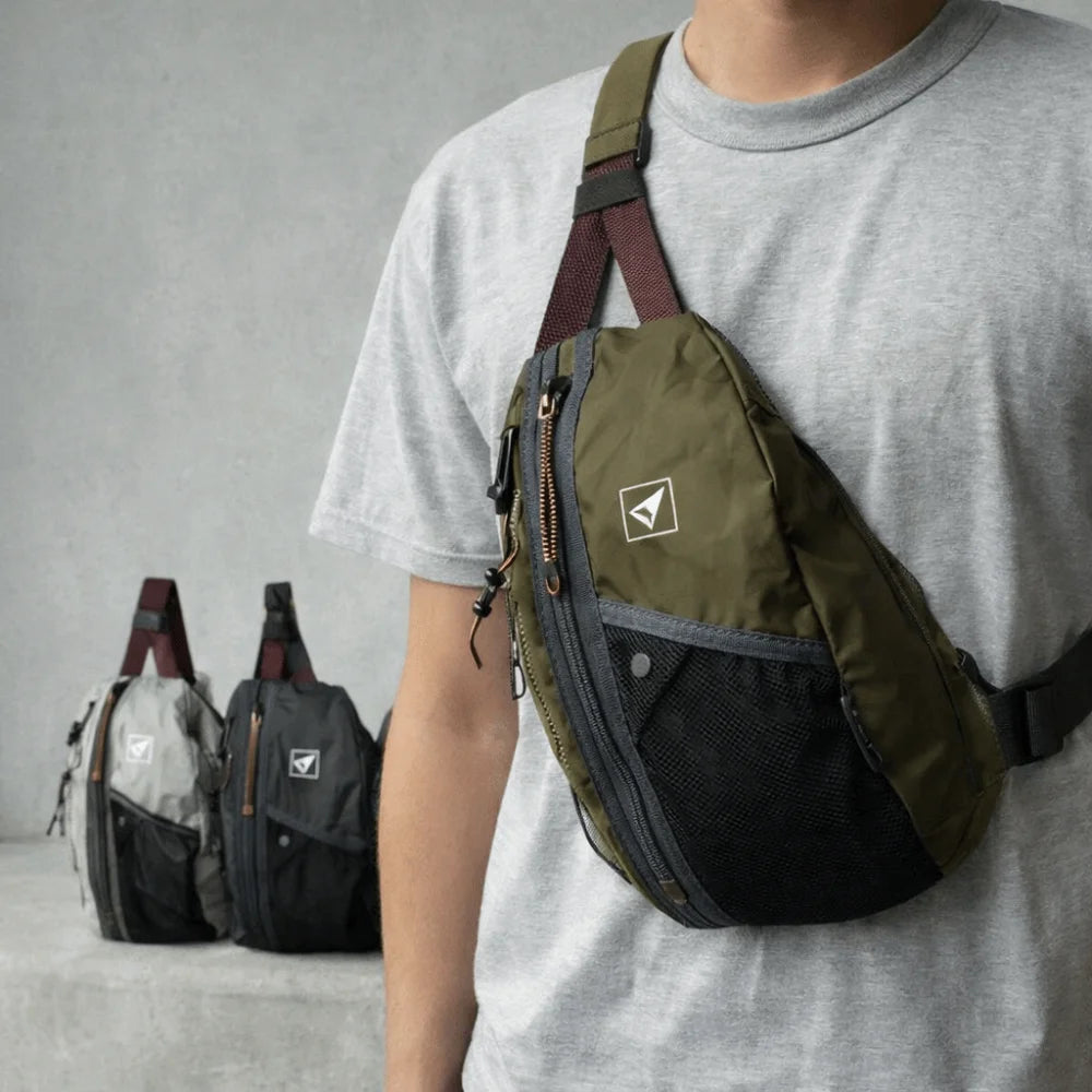 Large Capacity Adjustable Nylon Crossbody Messenger Bag