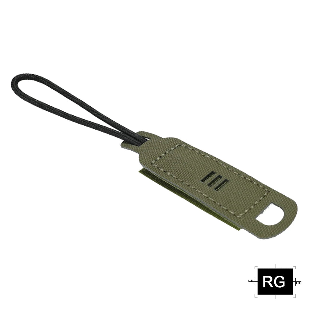 Tactical Nylon Backpack Zipper Pulls Hookloop Accessory