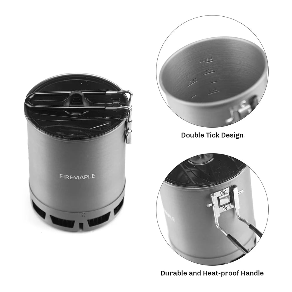 FireMaple G3 Petrel Ultralight Aluminum Cookware 0.6L