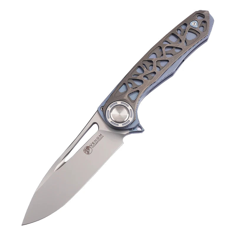VENOM M390 Folding Knife Premium TC4 Titanium Handle