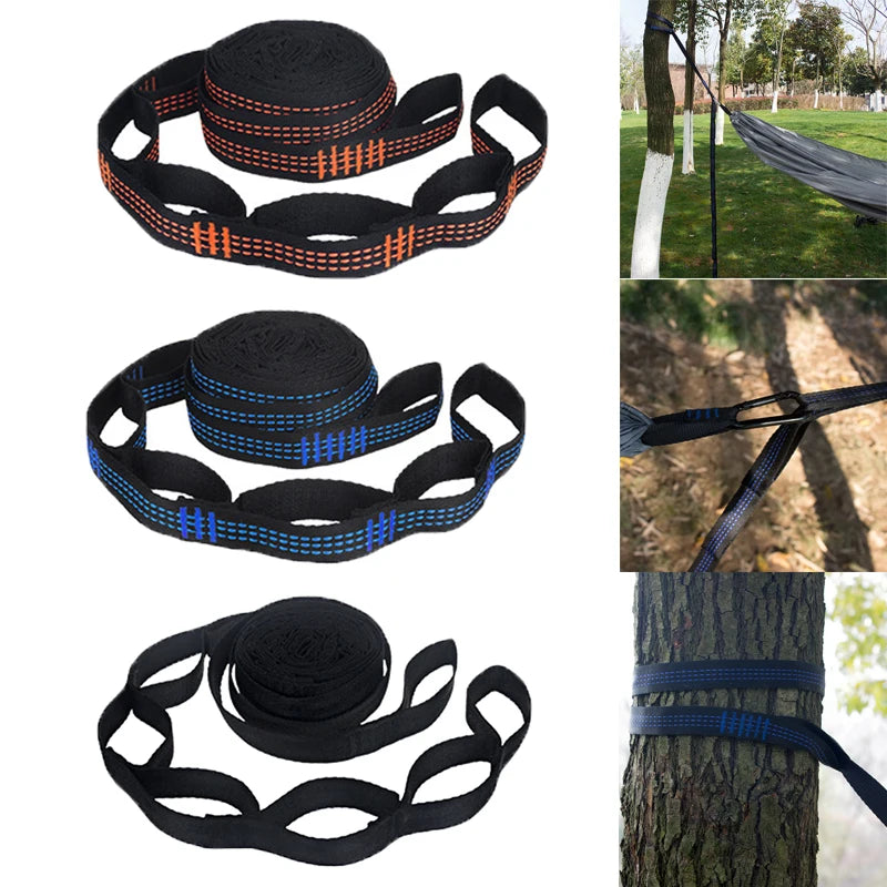 Reinforced Polyester Hammock Hanging Safety Straps