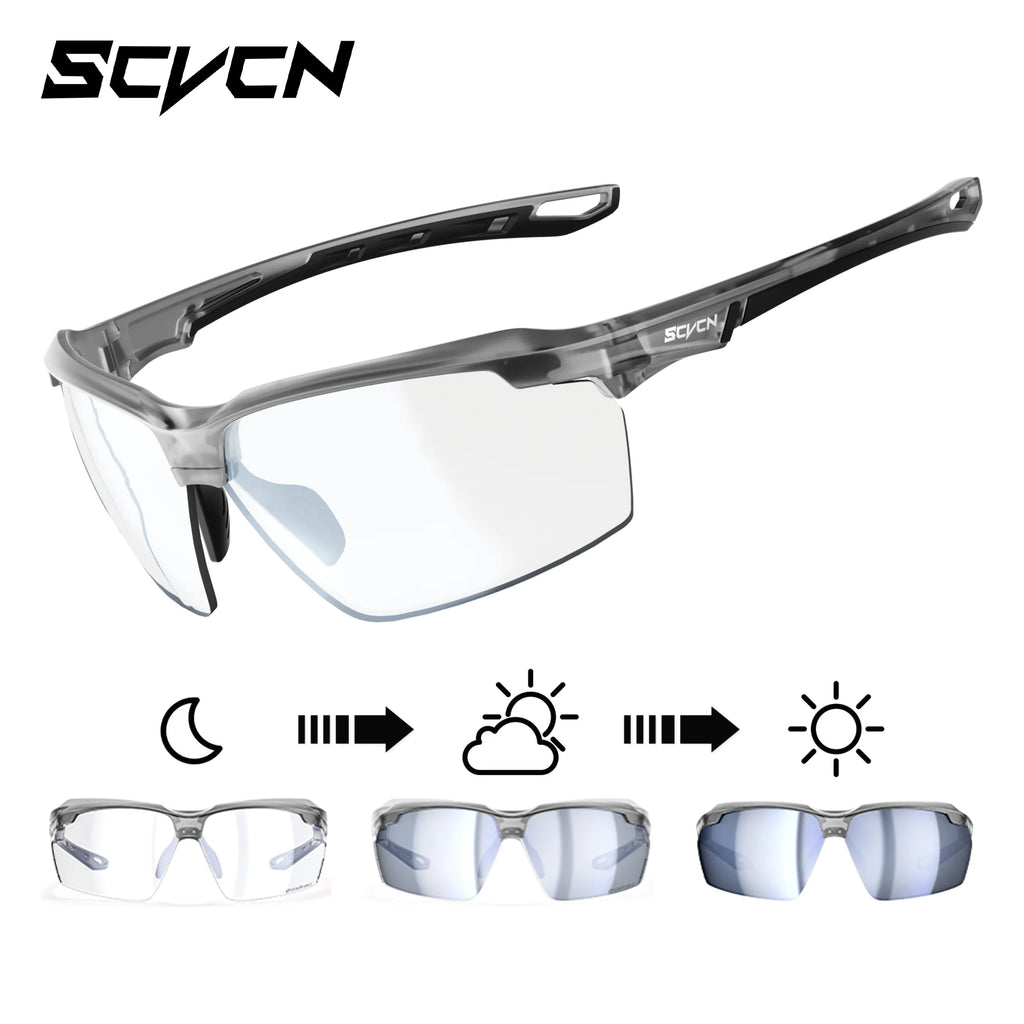 SCVCN Photochromic Polarized Tactical Safety Glasses