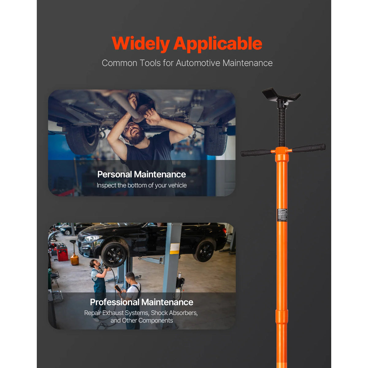 3/4-Ton Heavy-Duty Underhoist Automotive Support Stand