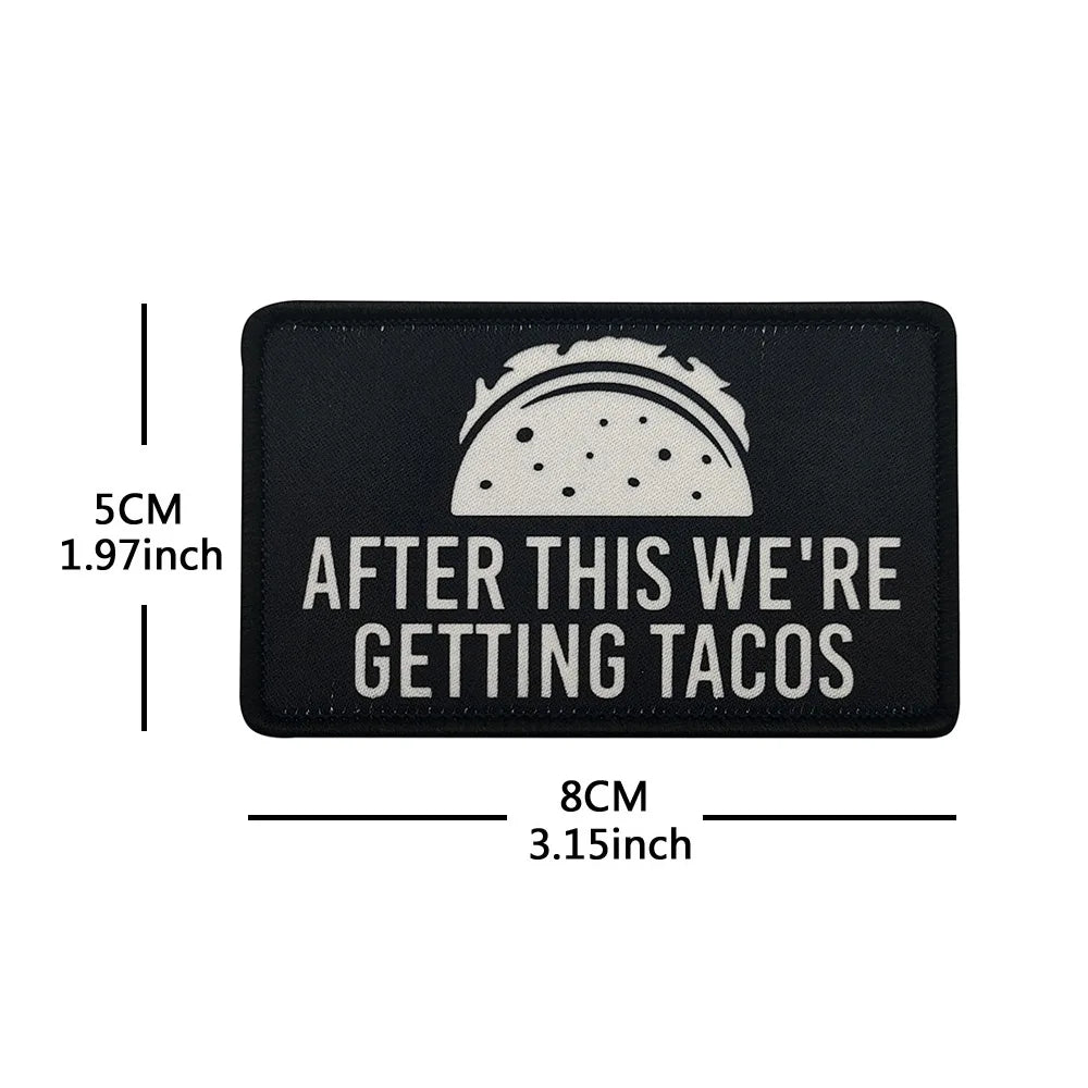 Sunrise Sunset Scenic Embroidered Hookloop Patches