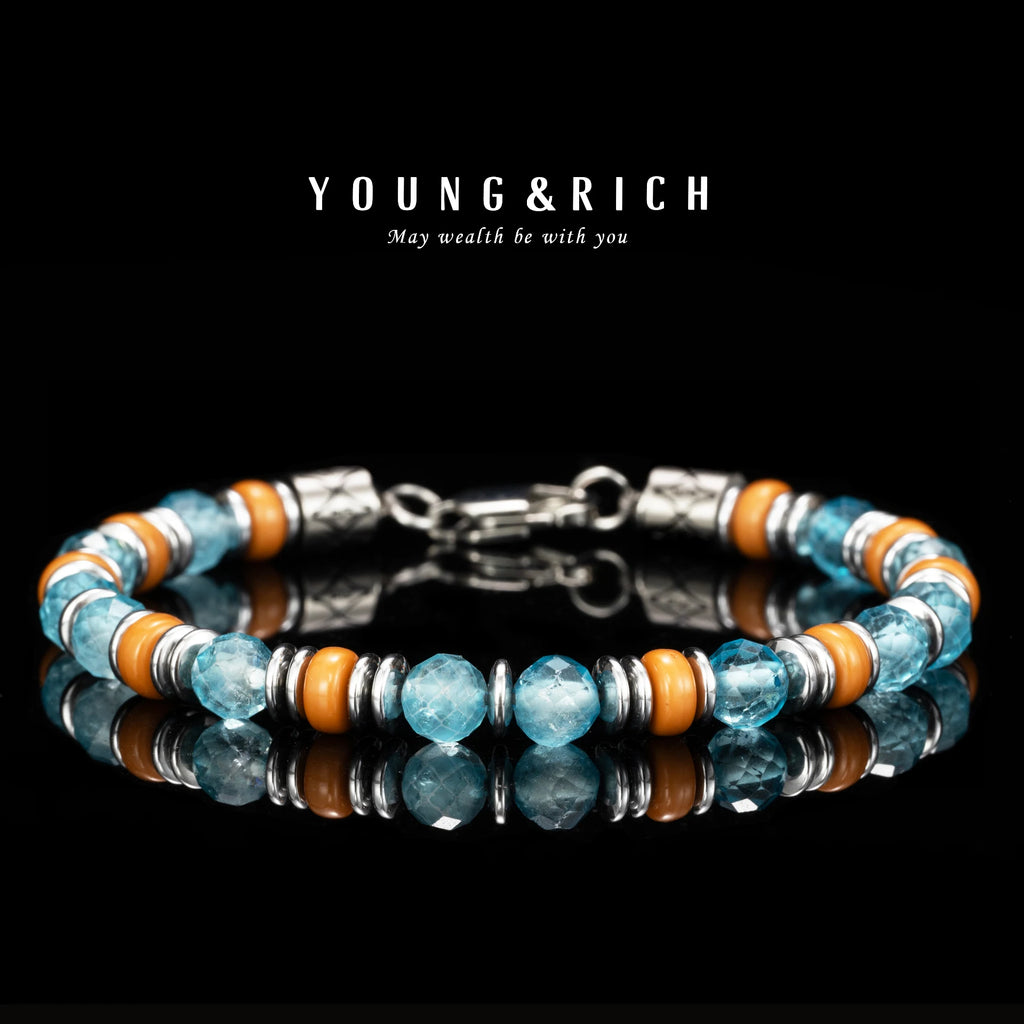 Vintage Summertime Titanium Steel Beaded Bracelets