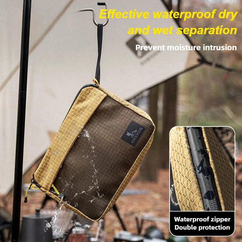 Dyneema Waterproof Toiletry Organizer Rainproof Travel Bag