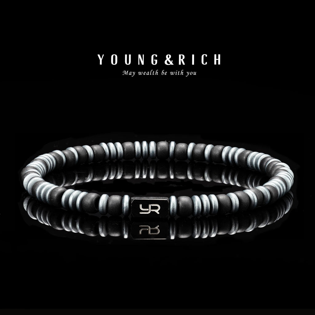 Nightstalker Men's Black 4mm Titanium-Steel Bracelet