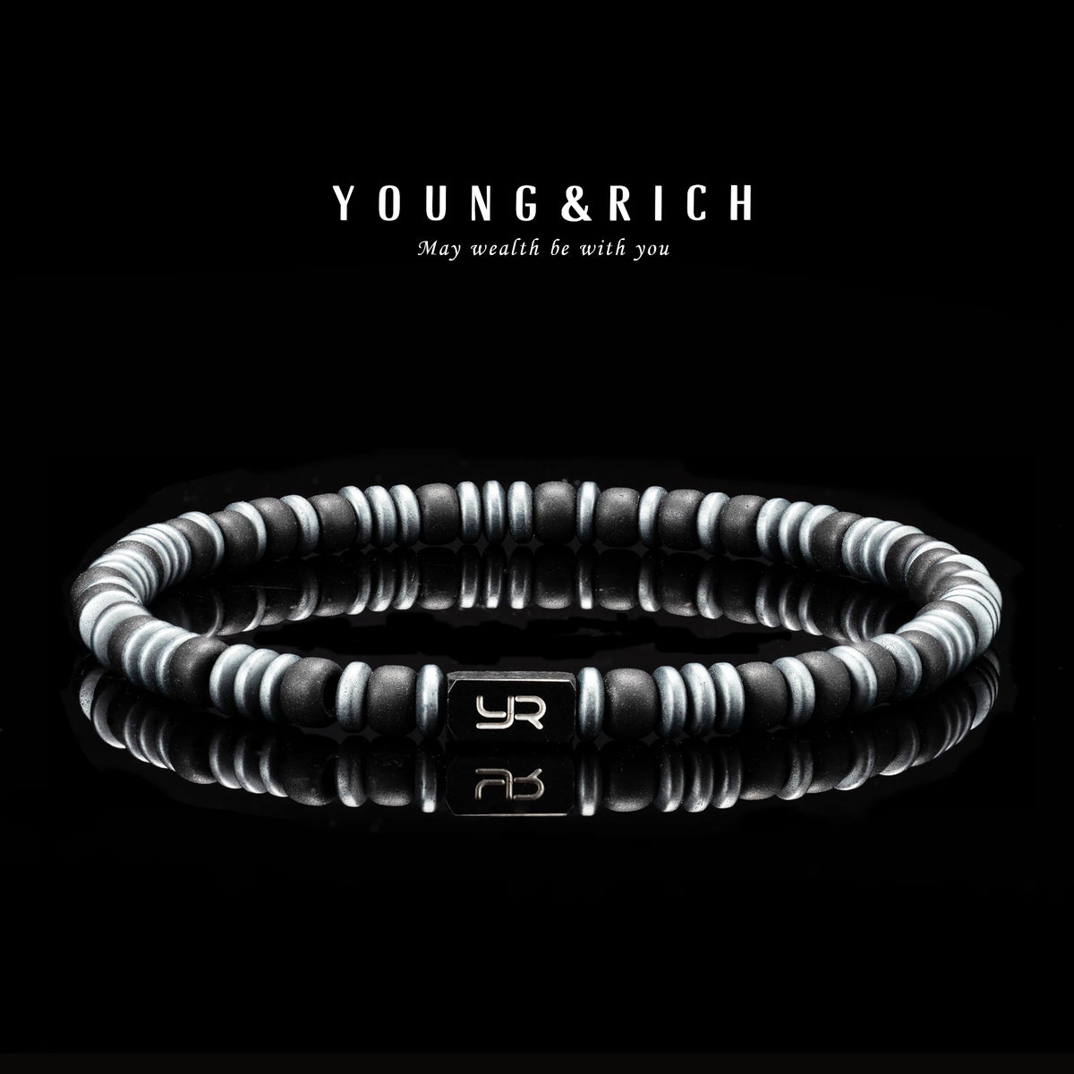 Nightstalker Men's Black 4mm Titanium-Steel Bracelet