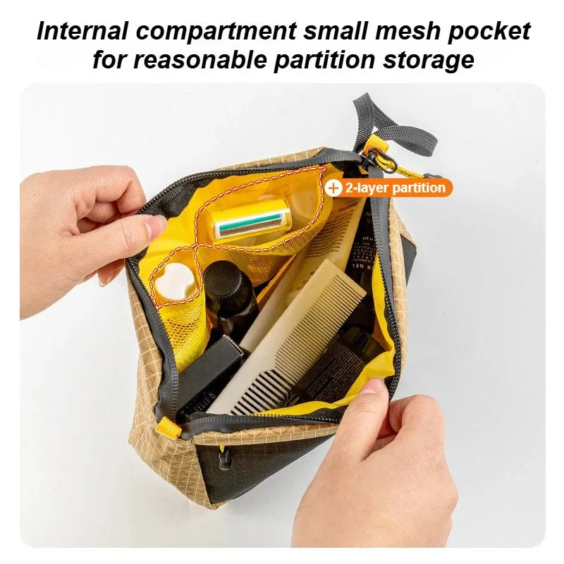 Dyneema Waterproof Toiletry Organizer Rainproof Travel Bag