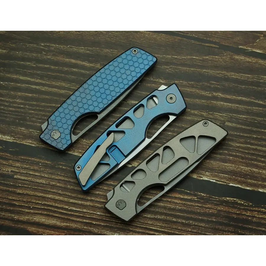 LEMIFSHE 154CM Steel Titanium Alloy Folding Pocketknife