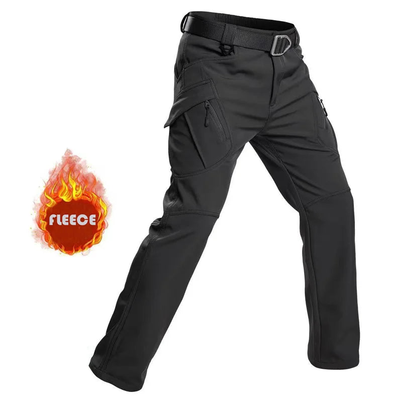 Waterproof Utility Cargo Trousers Autumn Winter Casualwear