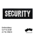 Reflective Infrared Security Guard Embroidered Uniform Patch