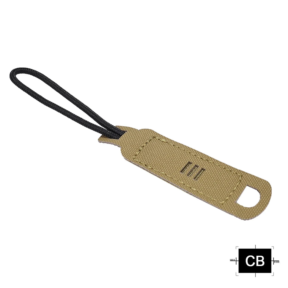 Tactical Nylon Backpack Zipper Pulls Hookloop Accessory